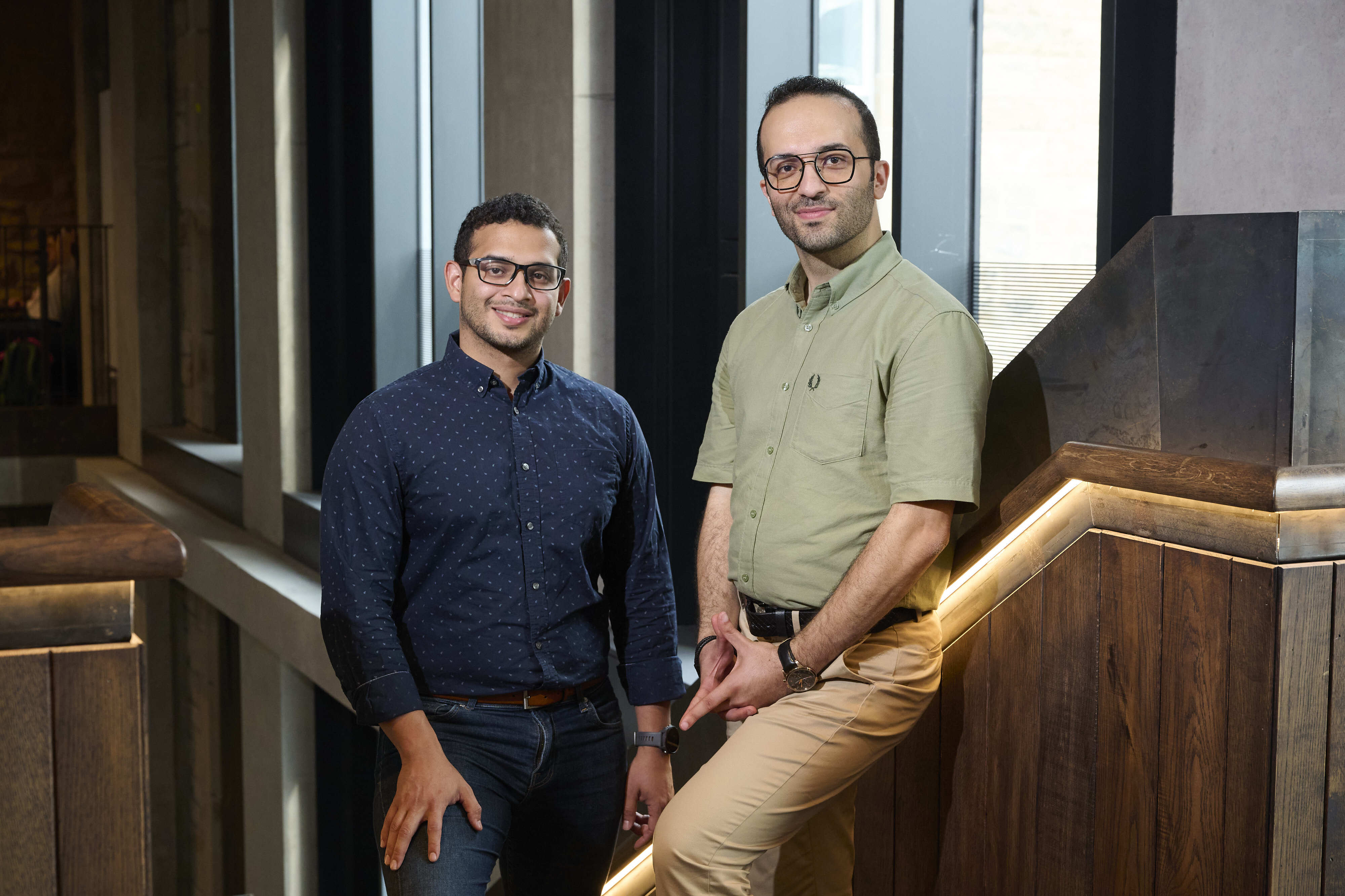 Winners Diego Gallegos and Amirreza Sarencheh of Tokenive