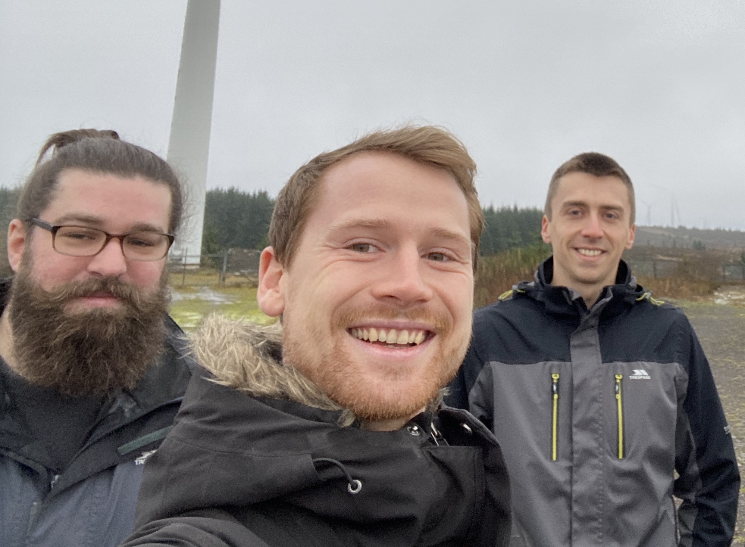 Pictured L-R: Paul Pirrie, Adam Harris, Peter Taylor
