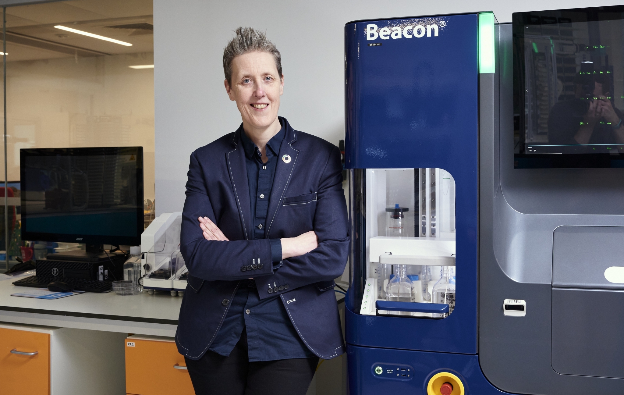 Professor Susan Rosser at the Edinburgh Genome Foundry