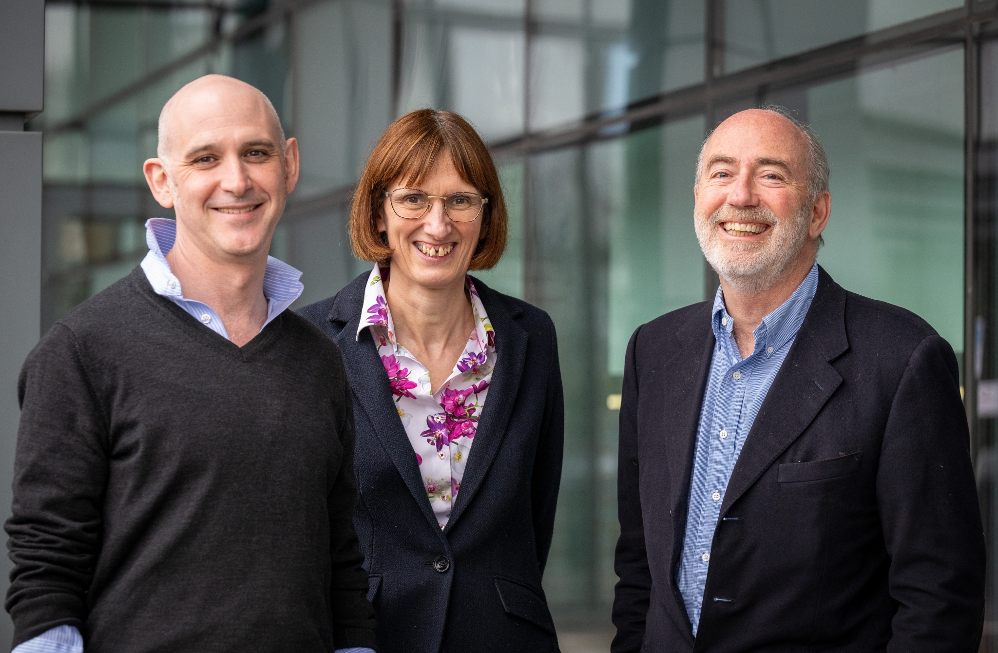 Prothea team L-R Jim Stone CTO, Anne Moore COO, Crispin Simon CEO