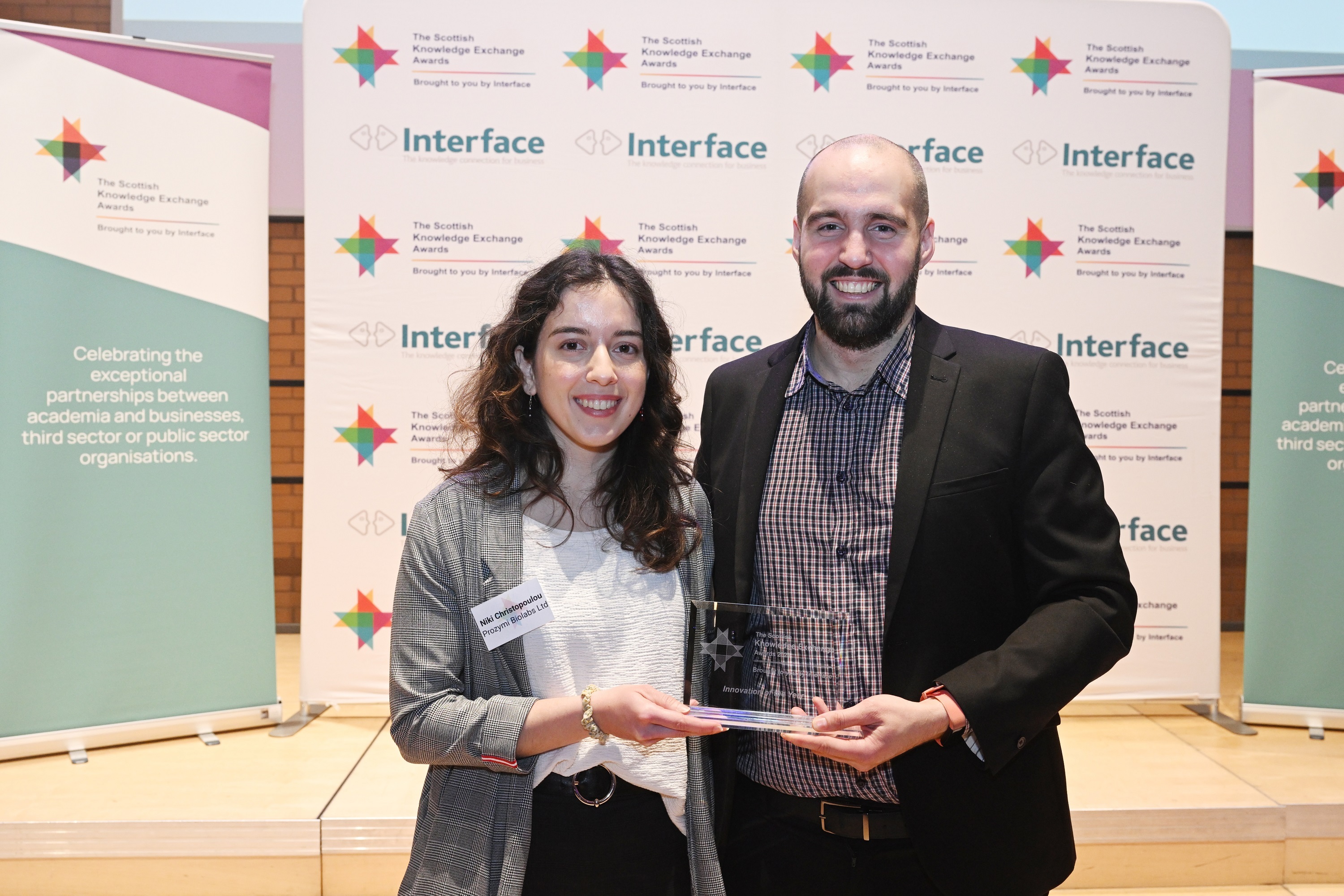 Niki Christopoulou and Ioannis Stasinopoulos of Prozymi Biolabs