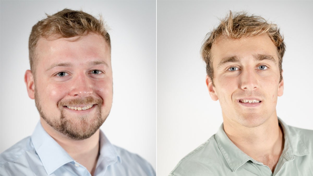 L: Sam Evans, Aeroflow. R: Solomon White, SEASAT